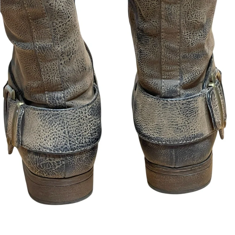 Madeline Over the‎ Knee Charcoal Boots